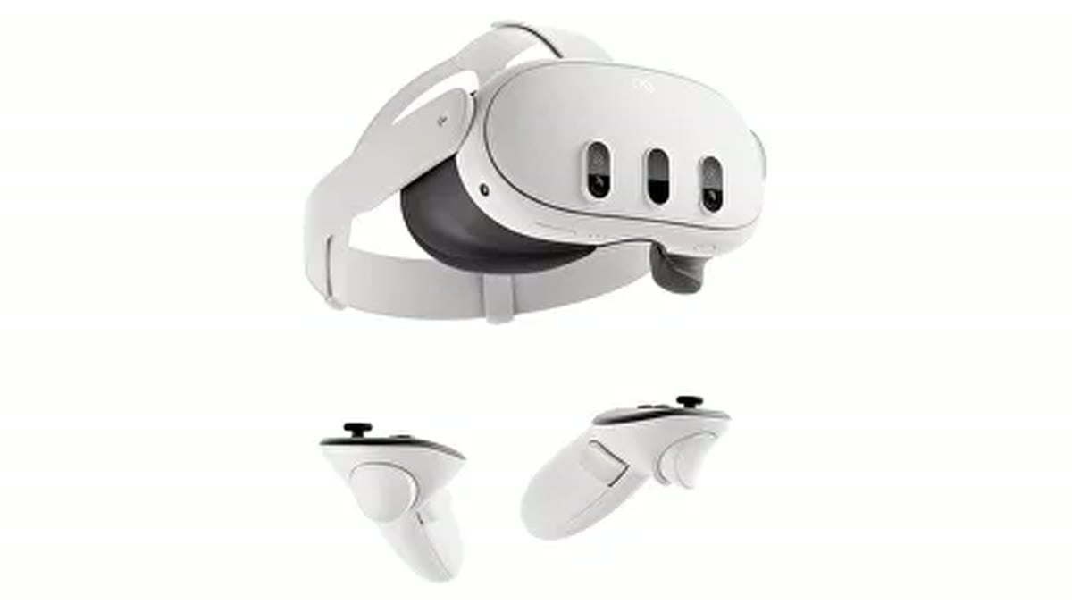 Meta Quest 3 VR briļļu noma pasākumiem un lietošanai mājās